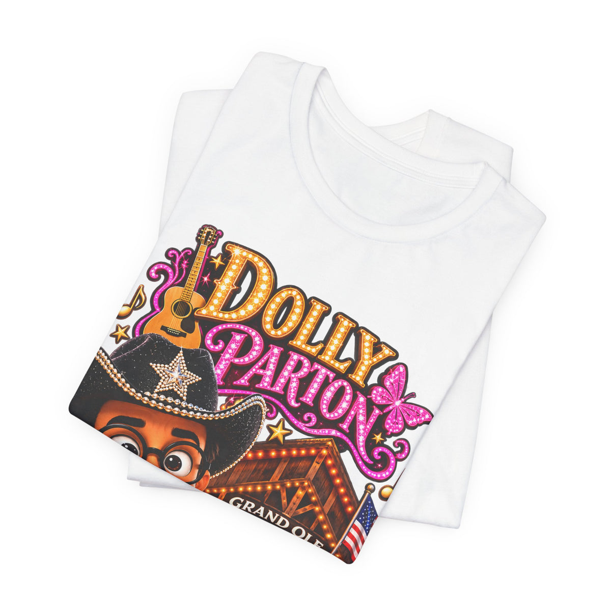 Graphic Tee — Retro Country Music Poster Design