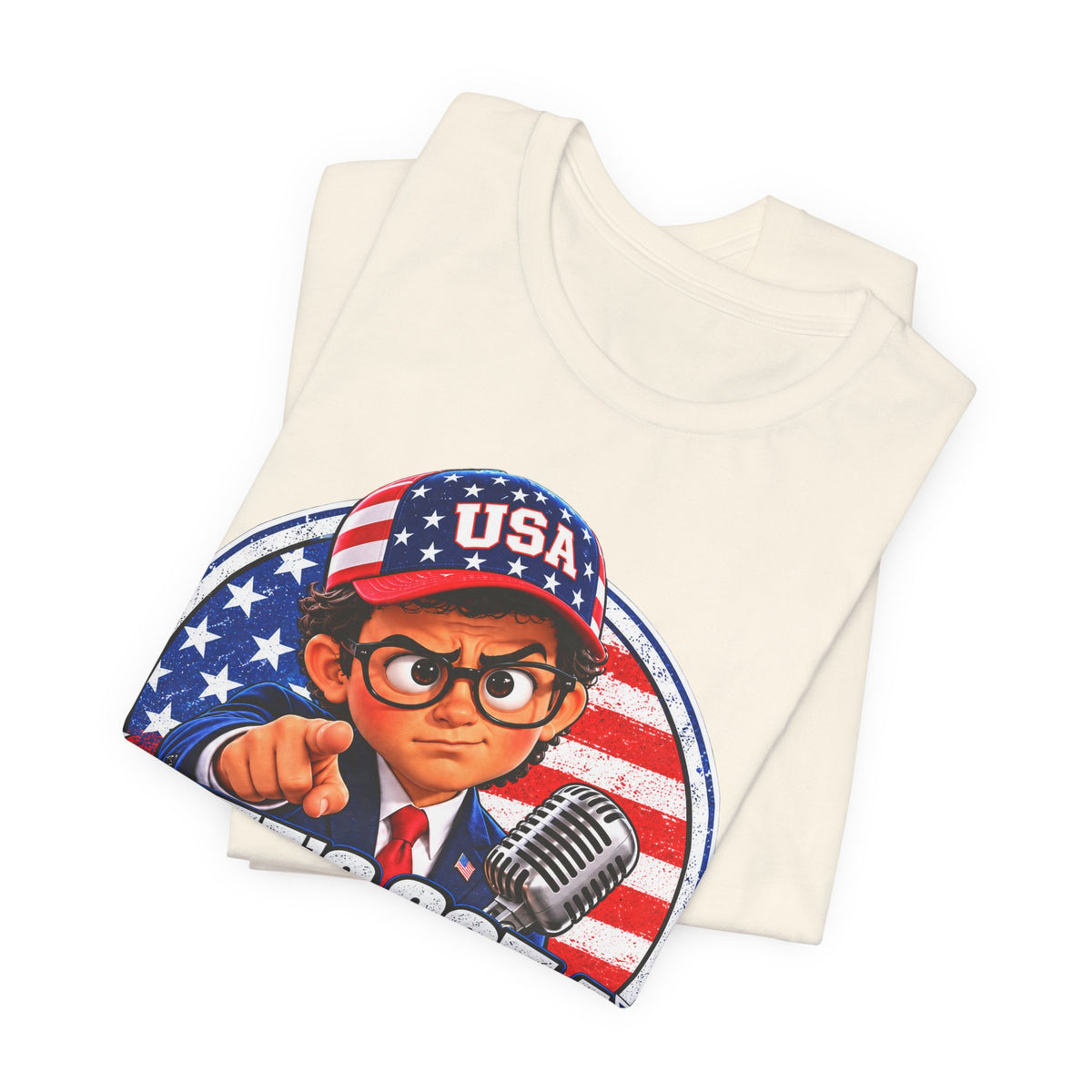 Pete’s Got a Question Tee — Patriotic USA Graphic T‑Shirt