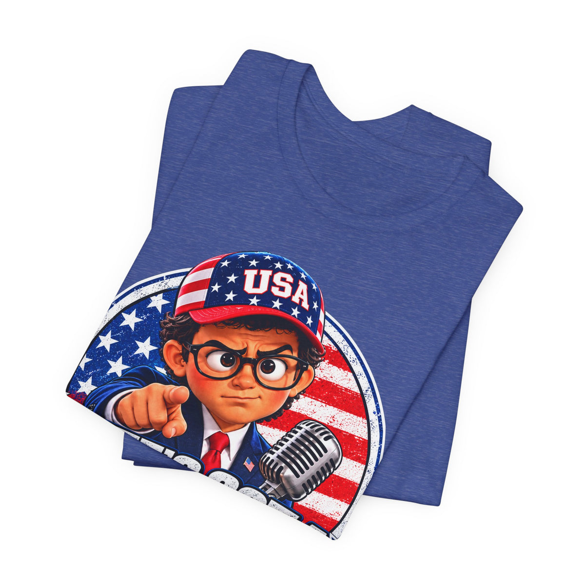 Pete’s Got a Question Tee — Patriotic USA Graphic T‑Shirt