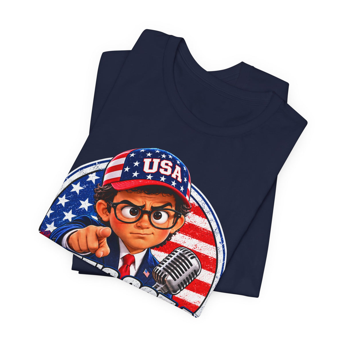 Pete’s Got a Question Tee — Patriotic USA Graphic T‑Shirt