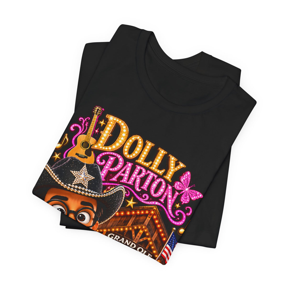 Graphic Tee — Retro Country Music Poster Design