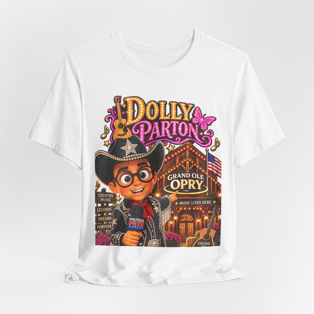 Graphic Tee — Retro Country Music Poster Design