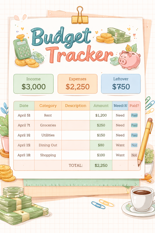Budget Spreadsheet