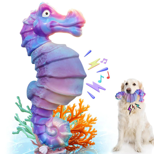 Dog Chew Toys for Aggressive Chewers: Squeaky Dog Chew Toys for Large Dogs-Tough Indestructible Dog Toys for Large/Medium/Small Dogs-Interactive Squeaky Dog Toys with Fun Squeaky Sound for Boredom